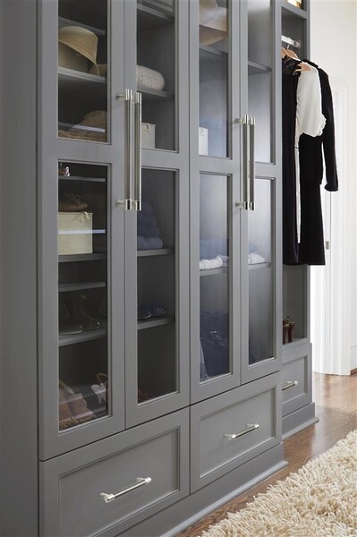 Esquire 8 inch - Polished Nickel / Gunmetal Cabinet