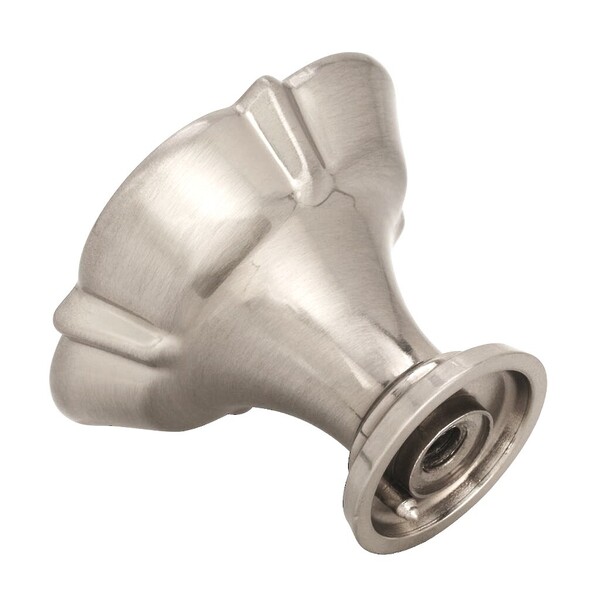 Grace Revitalize 35mm Floral Knob - Satin Nickel