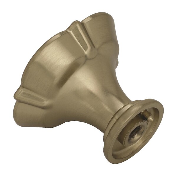 Grace Revitalize 44mm Floral Knob - Golden Champagne
