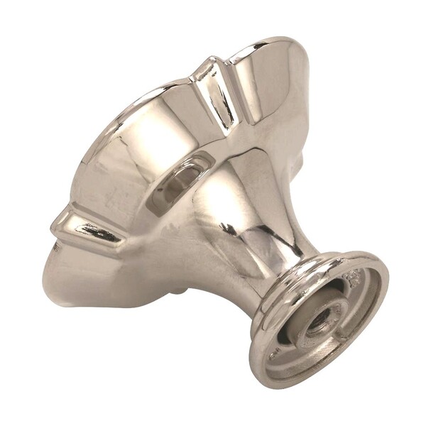 Grace Revitalize Floral Knob 35mm - Polished Nickel
