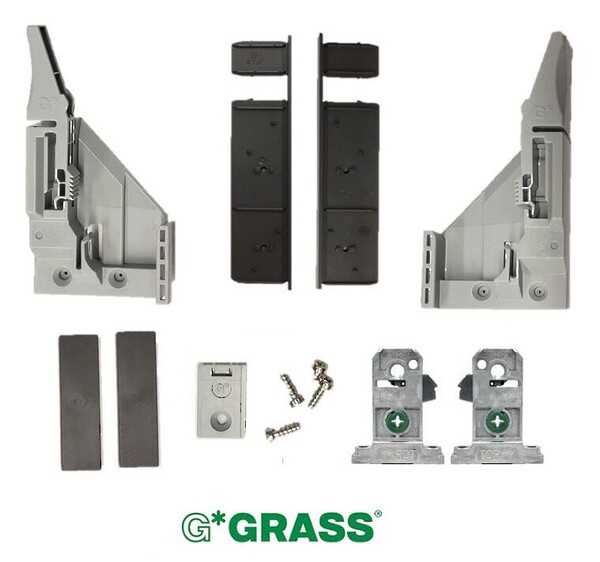 Grass - Vionaro Accessory Set for Inset Front Panel - 89mm Graphite