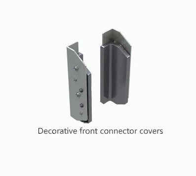 (GREAT VALUE) Di Lusso Garbage Bins System - Width 16-1/2 Inches with Built-in Bin Lid
