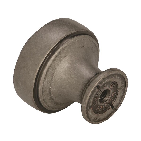 Highland Ridge 1-3/16" Diamater Knob Antique Pewter