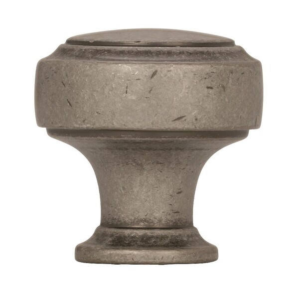 Highland Ridge 1-3/16" Diamater Knob Antique Pewter