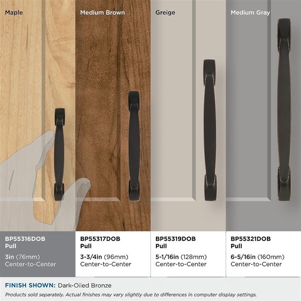 Highland Ridge - Pull 160mm CC Dark-Oiled Bronze