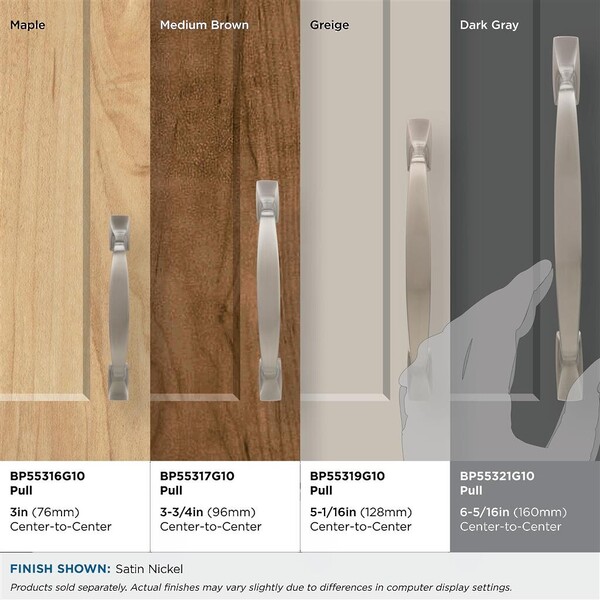 Highland Ridge - Pull 160mm CC Satin Nickel
