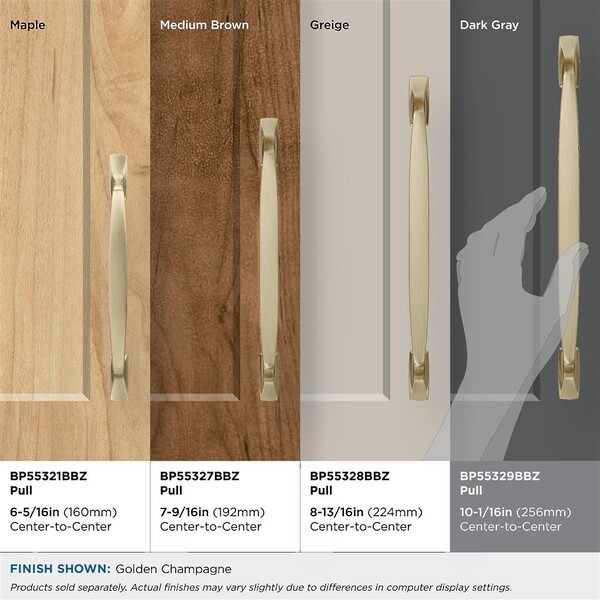 Highland Ridge Pull 256mm CC Golden Champagne