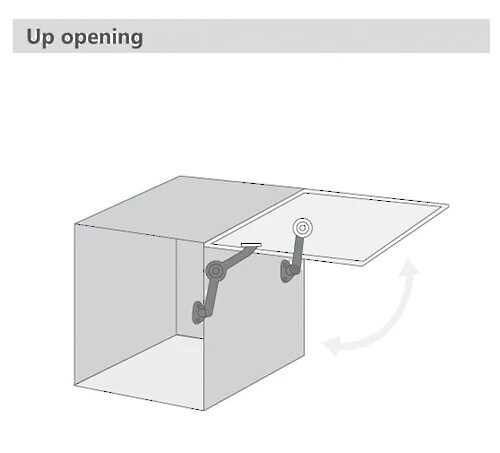 Lift Up Stay (Economical Scissor Type)