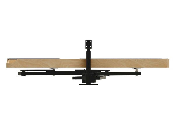 Maple Single Tier Craftsman Collection Girasolo w/ Soft-Close and Black Accents for 18" Left Opening/Blind Right Corner Cabinet