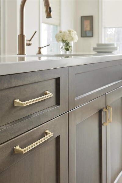 Mulholland Pull 128mm Champagne Bronze