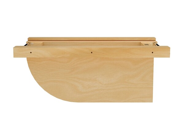 Natural Maple/Stainless-Steel Produce Basket for 15" Base Cabinets