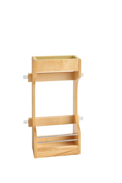 Rev-A-Shelf - 10-1/2" Maple Door Storage Cleaning Organizer