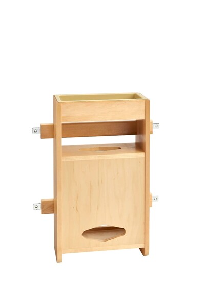Rev-A-Shelf - 10-1/2" Maple Door Storage Plastic Bag Holder