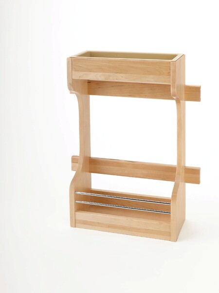 Rev-A-Shelf - 13-1/2" Maple Door Storage Cleaning Organizer