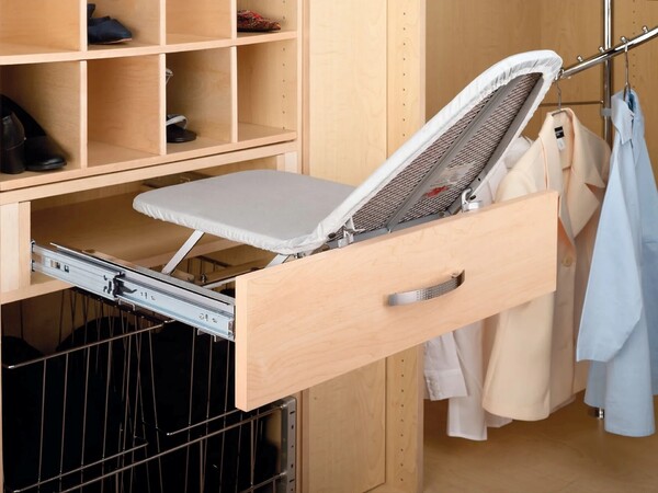 Rev-A-Shelf - 14-1/4" to 21" Drawer Accessories Fold Out Ironing Board (15-7/8" Deep)