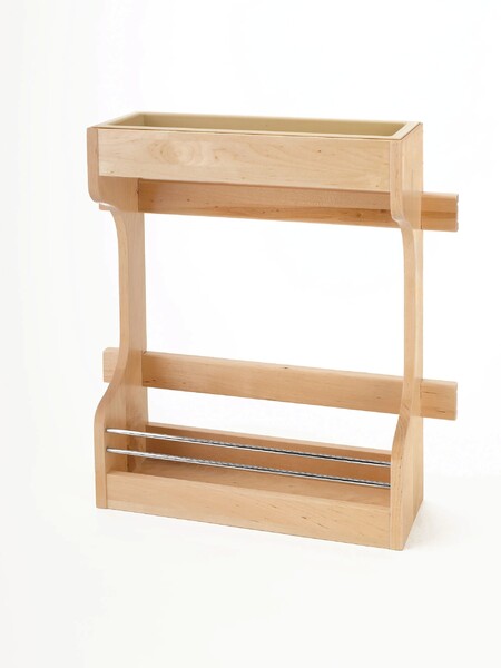 Rev-A-Shelf - 16-1/2" Maple Door Storage Cleaning Organizer