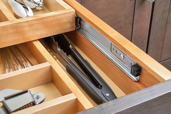 Rev-A-Shelf - 16-1/2" Opening - Complete System Two-Tier Cutlery Organizer