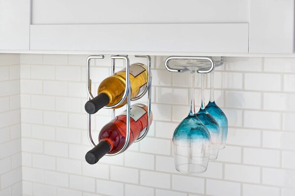 Rev-A-Shelf - 16" Stemware Rack - Chrome