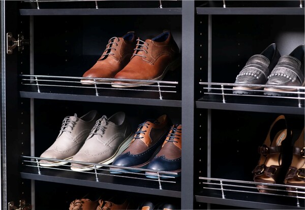 Rev-A-Shelf - 17" Chrome Shoe Organizer Rails - 10 Per Carton