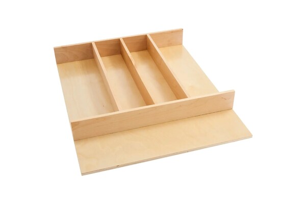 Rev-A-Shelf - 18-1/2" Maple Cut-To-Size Insert Wood Utility Organizer for Drawers