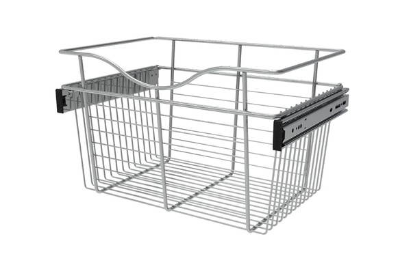 Rev-A-Shelf - 18"W x 12"D x 11"H - Chrome Wire Basket Pullout for Closet