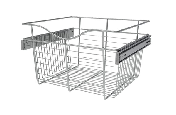 Rev-A-Shelf - 18"W x 20"D x 11"H - Chrome Wire Basket Pullout for Closet