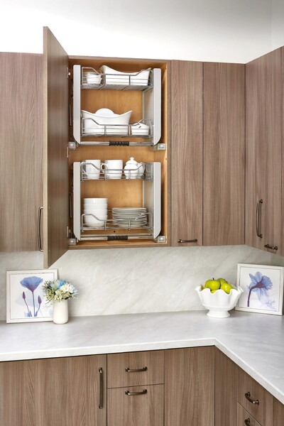 Rev-A-Shelf - 22-1/4" Cabinet Pull-Down Shelving System Wall Accessories