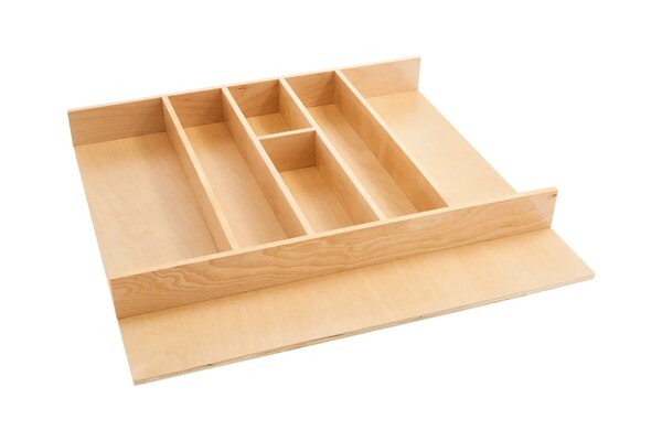 Rev-A-Shelf - 24" Maple Cut-To-Size Insert Wood Utility Organizer for Drawers