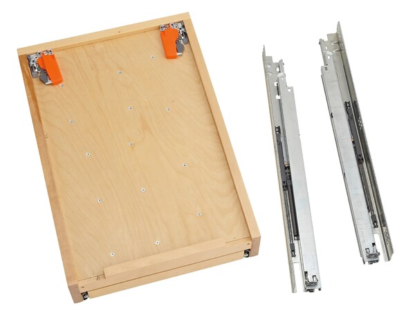 Rev-A-Shelf - 28-1/2" Opening - Complete System Two-Tier Cutlery Organizer