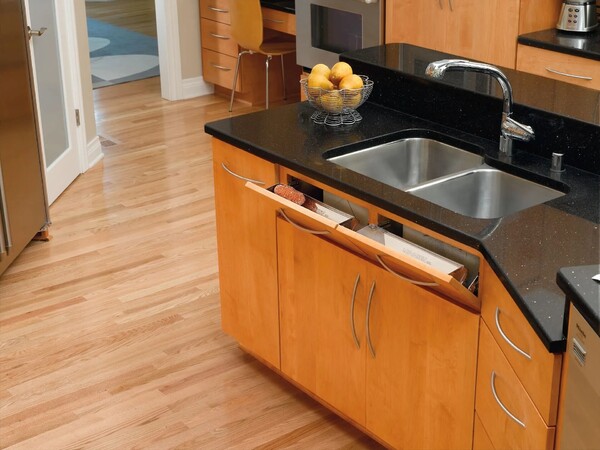 Rev-A-Shelf - 28" Stainless Steel Tip-Out Tray