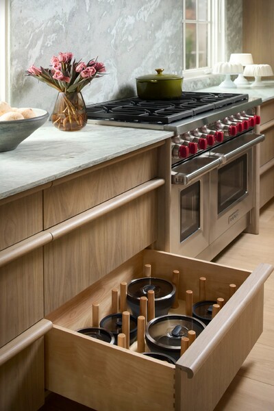 Rev-A-Shelf - 30" Maple Cut-To-Size Insert Peg System for Drawers