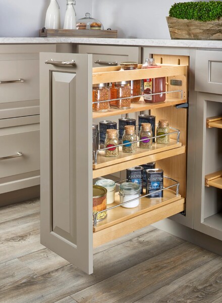 Rev-A-Shelf 5" Base Cabinet Swivel Shelf Pullout