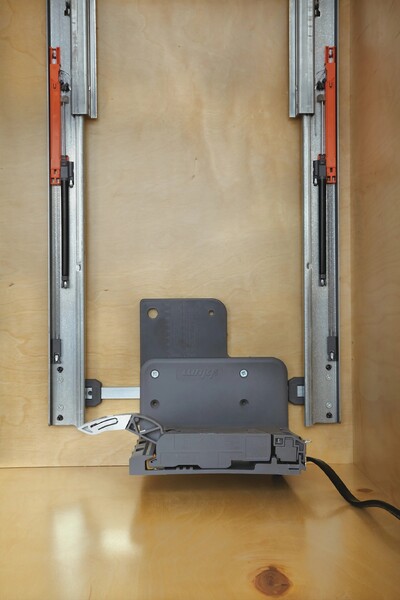 Rev-A-Shelf - 5" Maple Base Cabinet Pullout Organizer with Blumotion and Servo Drive