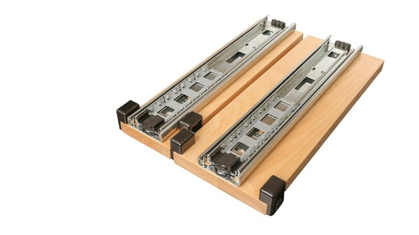 Rev-A-Shelf - 5" Single-Shelf Wire Wall Upright Pullout