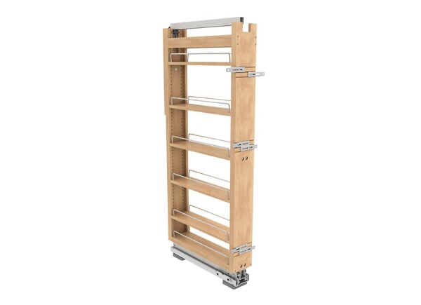 Rev-A-Shelf - 5" x 51" Maple Pullout Wood Tall/Pantry Accessories