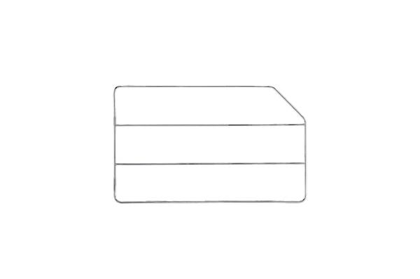 Rev-A-Shelf - 597 - Chrome Tray Divider 12 inch High with Clips