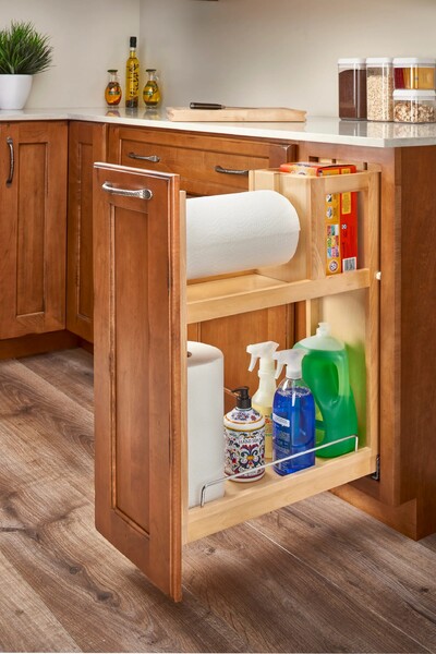 Rev-A-Shelf - 6.125" PAPER TOWEL HOLDER BASE ORG W/BLUM SC