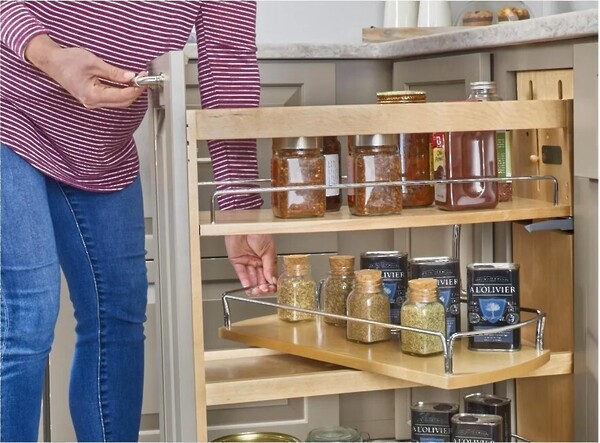Rev-A-Shelf 8" Base Cabinet Swivel Shelf Pullout