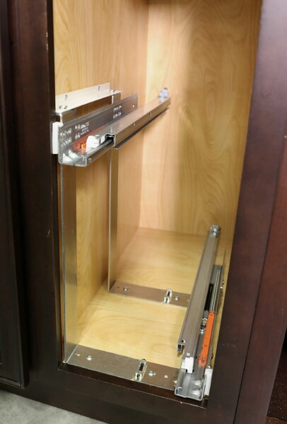 Rev-A-Shelf - 8" Bottom Mount Base Cabinet w/ Blumotion Soft-Close