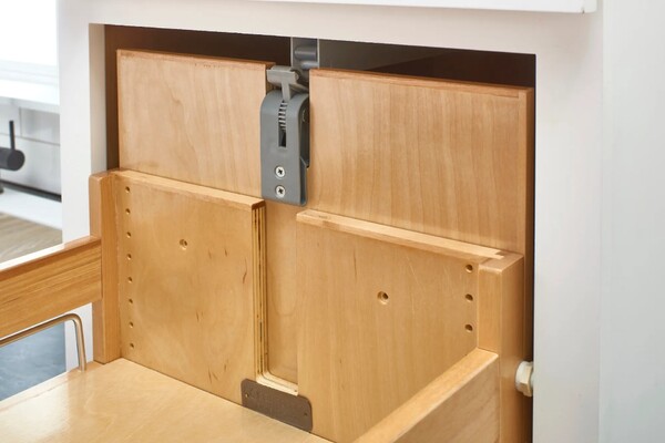 Rev-A-Shelf - 8" x 58" Maple Pullout Wood Tall/Pantry Accessories