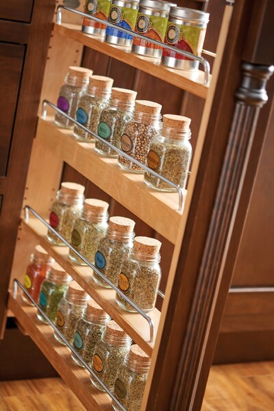 Rev-A-Shelf - 9" Filler Pullout Organizer with Blumotion Soft-Close