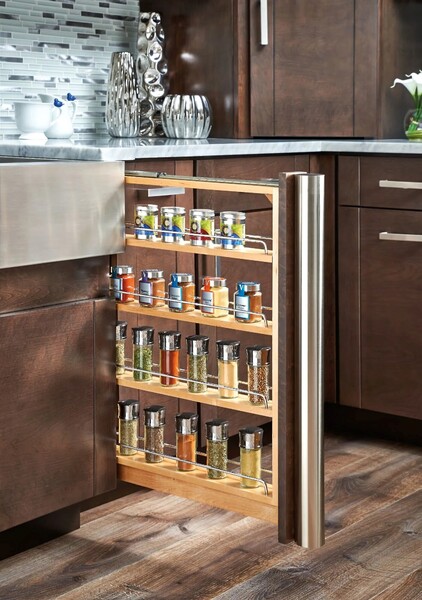 Rev-A-Shelf - 9" Filler Pullout Organizer with Blumotion Soft-Close