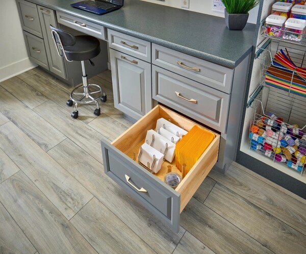 Rev-A-Shelf - Accessories Peg Board Stainless Steel Lid Organizer for Drawers