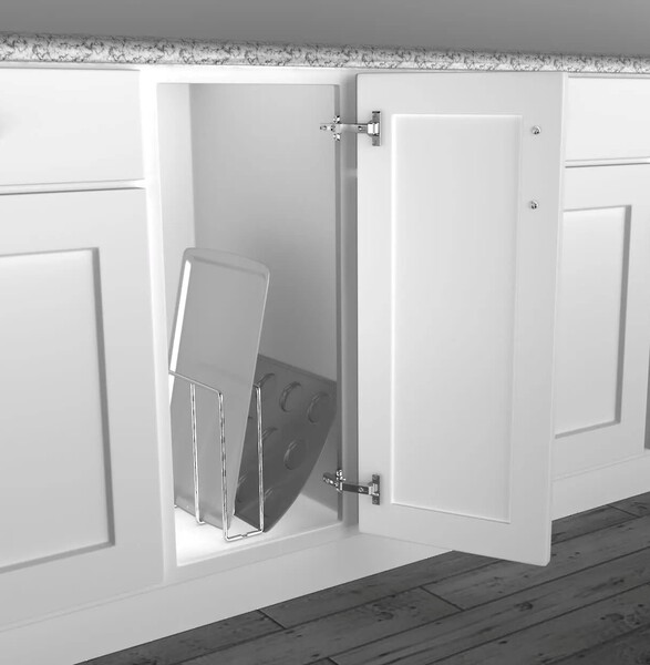 Rev-A-Shelf - Chrome 10" U-Shape Tray Divider