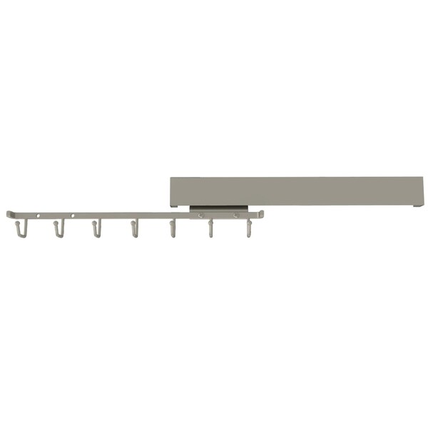 Rev-A-Shelf - Deluxe Slide Belt Rack - Satin Nickel
