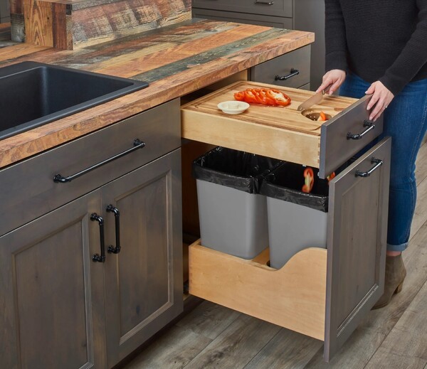 Rev A Shelf Frameless Cut-out Board Drawer