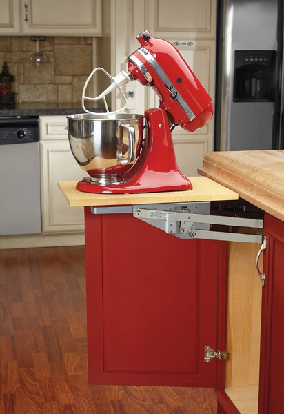 Rev-A-Shelf - Mixer/Appliance Lift Soft-Close Mechanism without Shelf