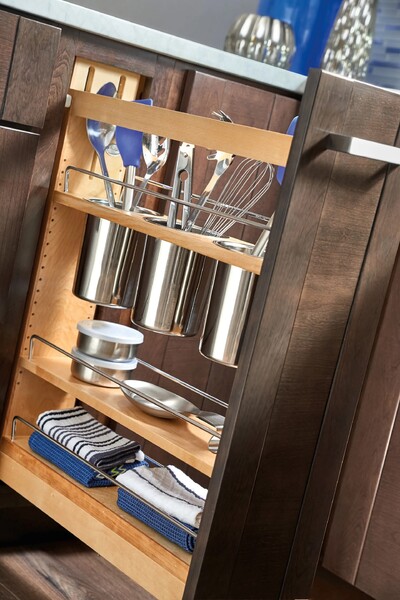 Rev-A-Shelf - (NEW) 11" Base Cabinet Pullout w/Utensil Bins