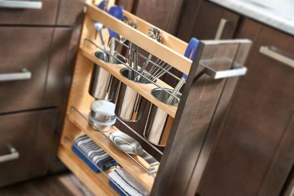 Rev-A-Shelf - (NEW) 11" Base Cabinet Pullout w/Utensil Bins