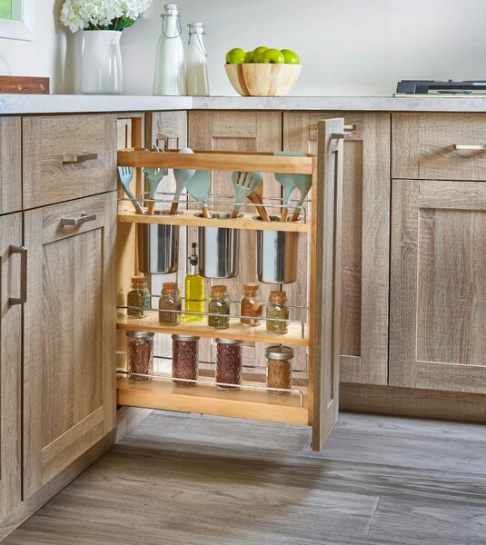 Rev-A-Shelf - (NEW) 11" Base Cabinet Pullout w/Utensil Bins